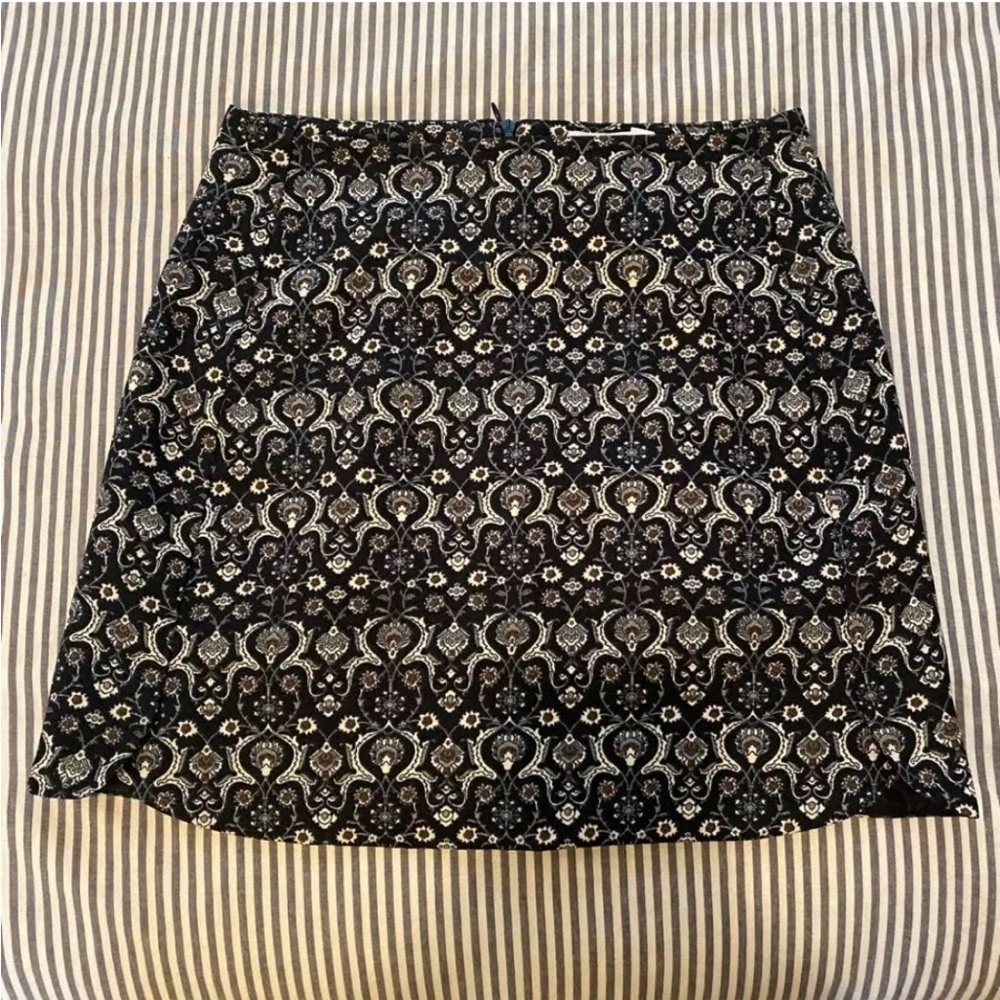 Paisley vintage print mini skirt